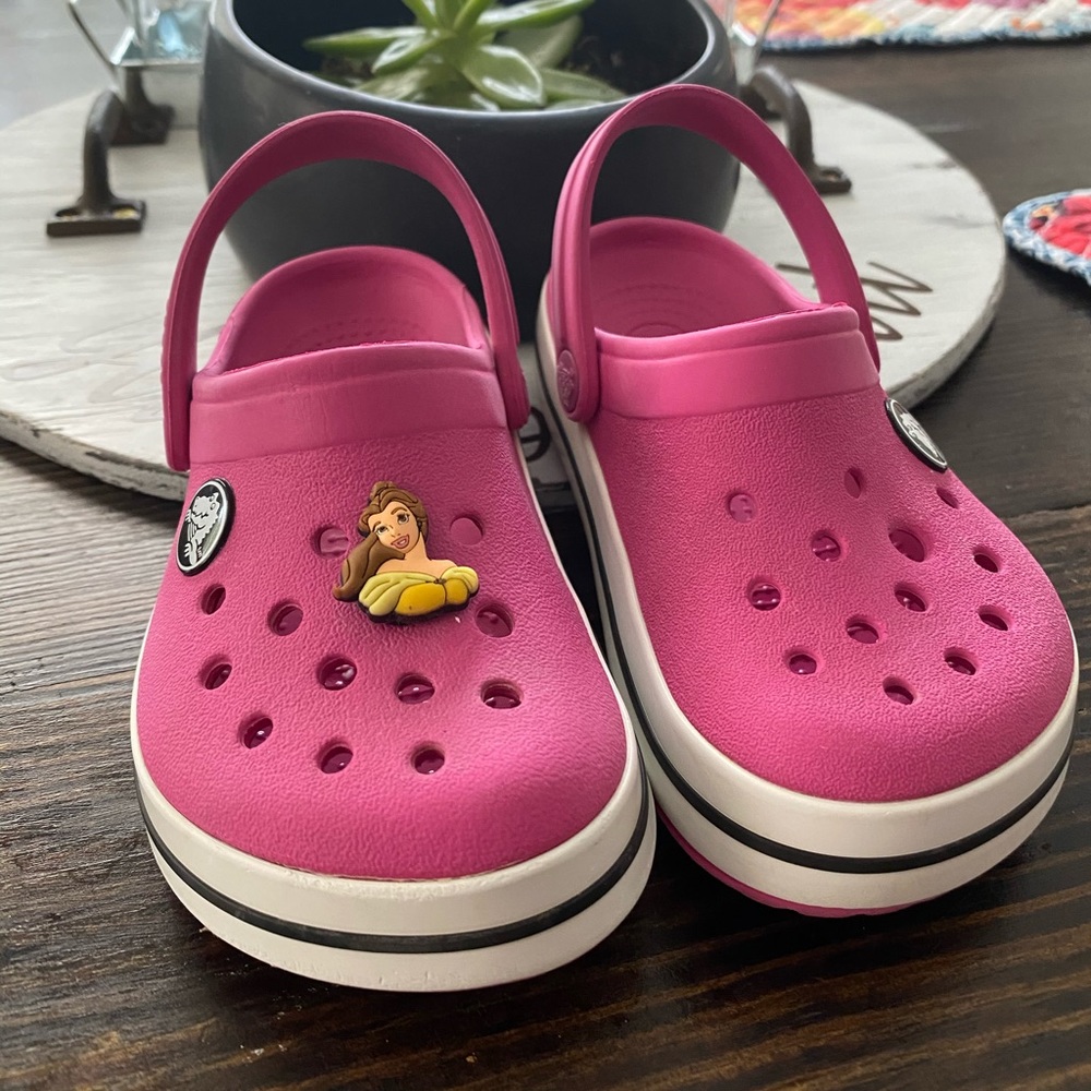 Pink Crocs